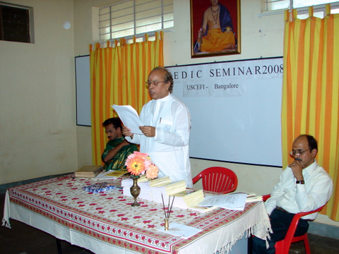 Sri MVS Prasad giving Keynote address
